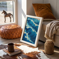 Tides Dance In Cerulean Motion