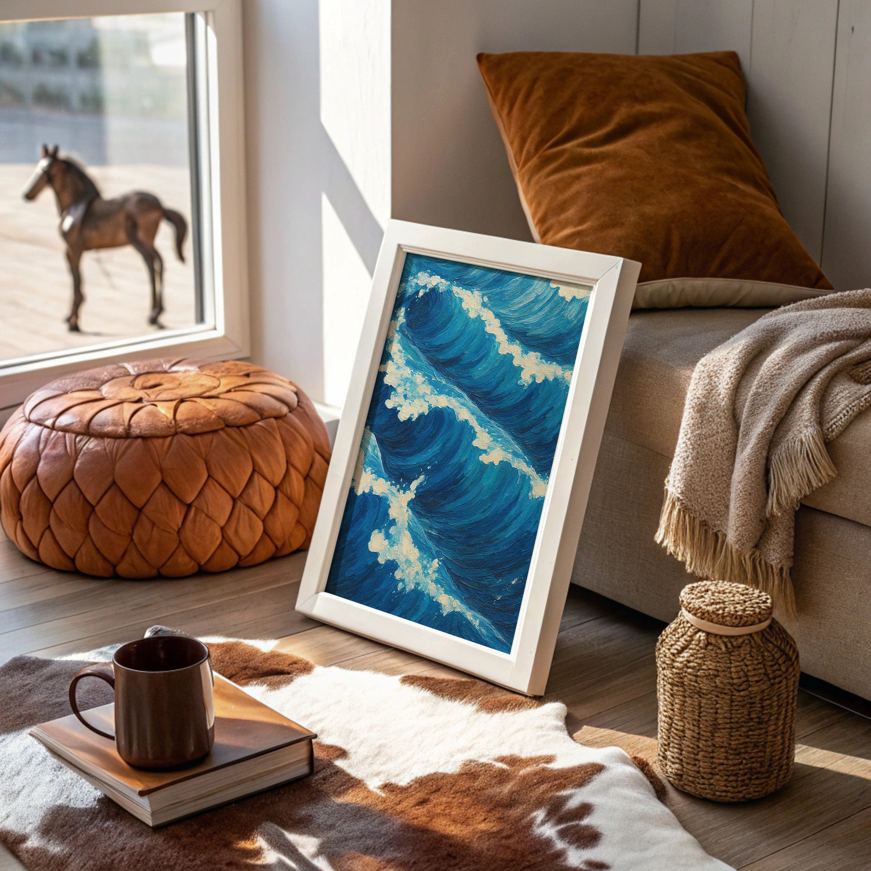 Tides Dance In Cerulean Motion