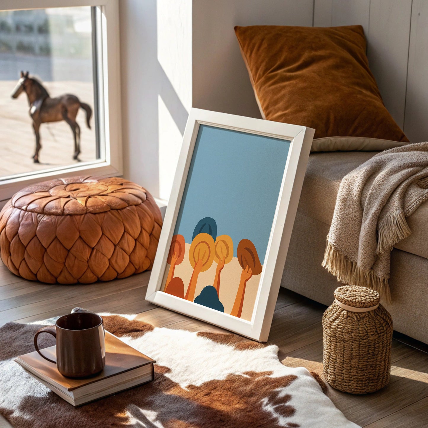 Autumn Hills Meet Clear Skies