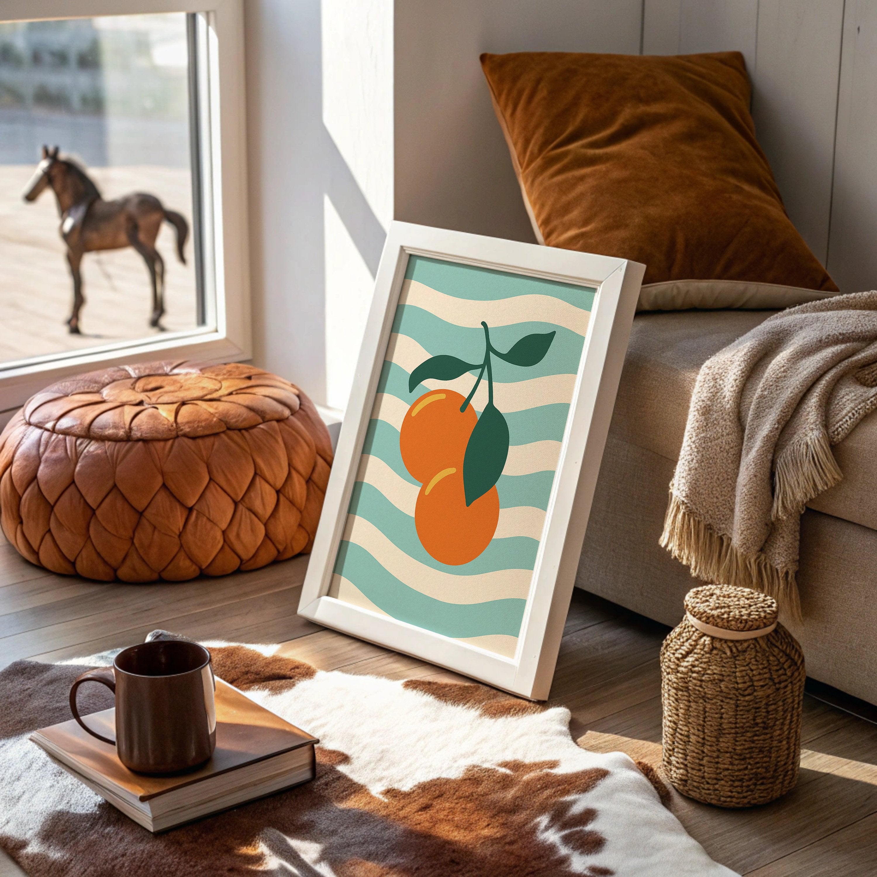 Citrus Waves On Summer Shores