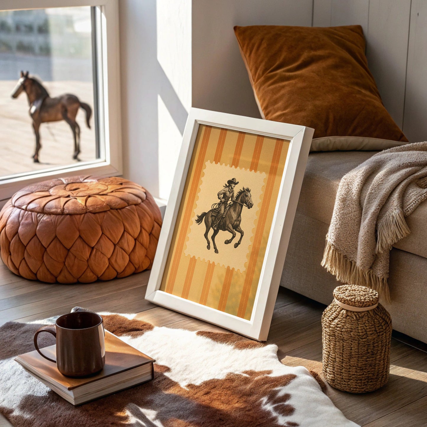 Frontier Spirit On Amber Stripes