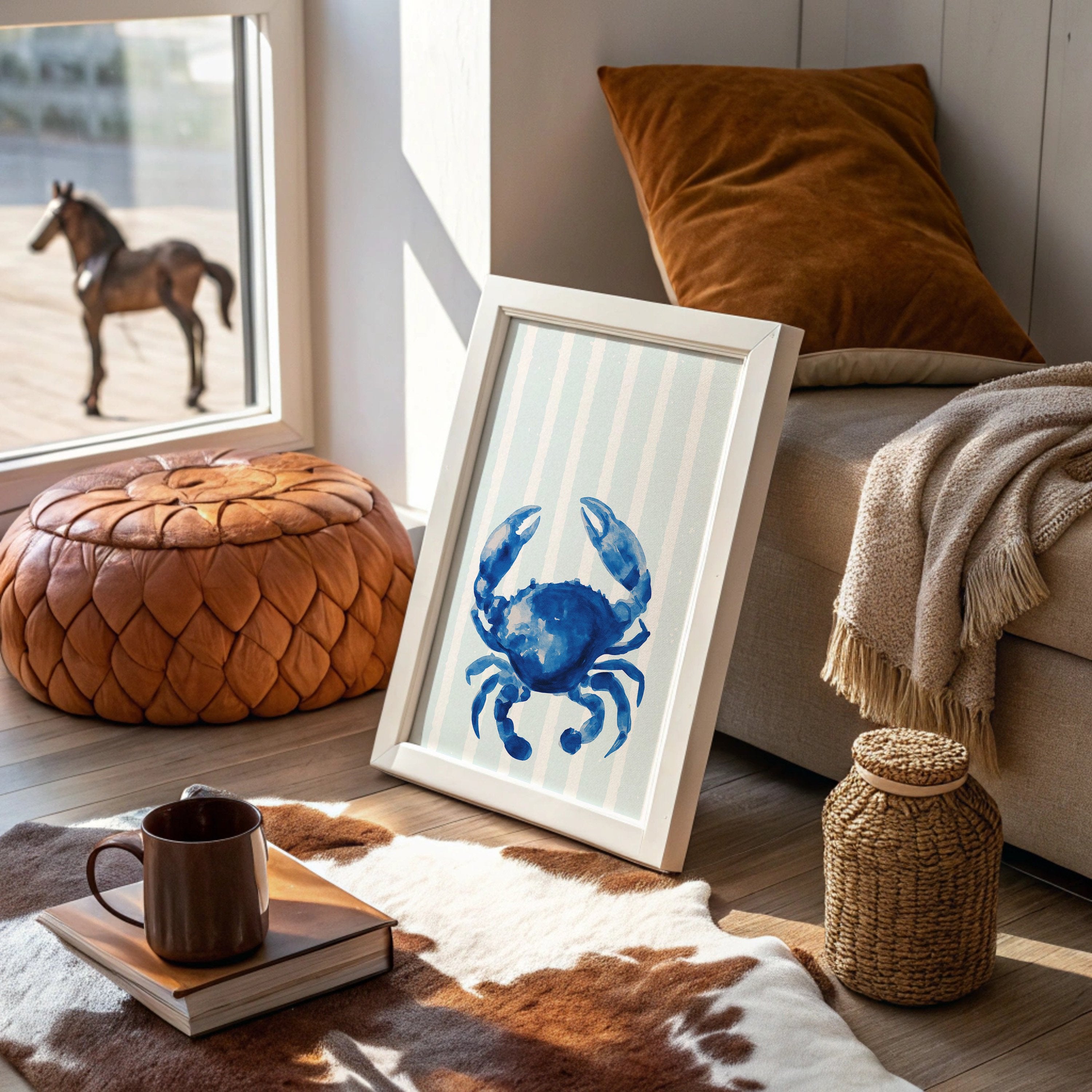 Coastal Blue Meets Desert Warmth