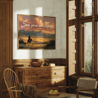 Lone Rider Faces Amber Horizon