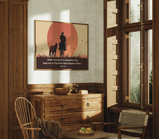 Faith Rides The Crimson Horizon