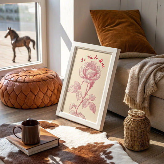 Parisian Bloom In Rustic Retreat