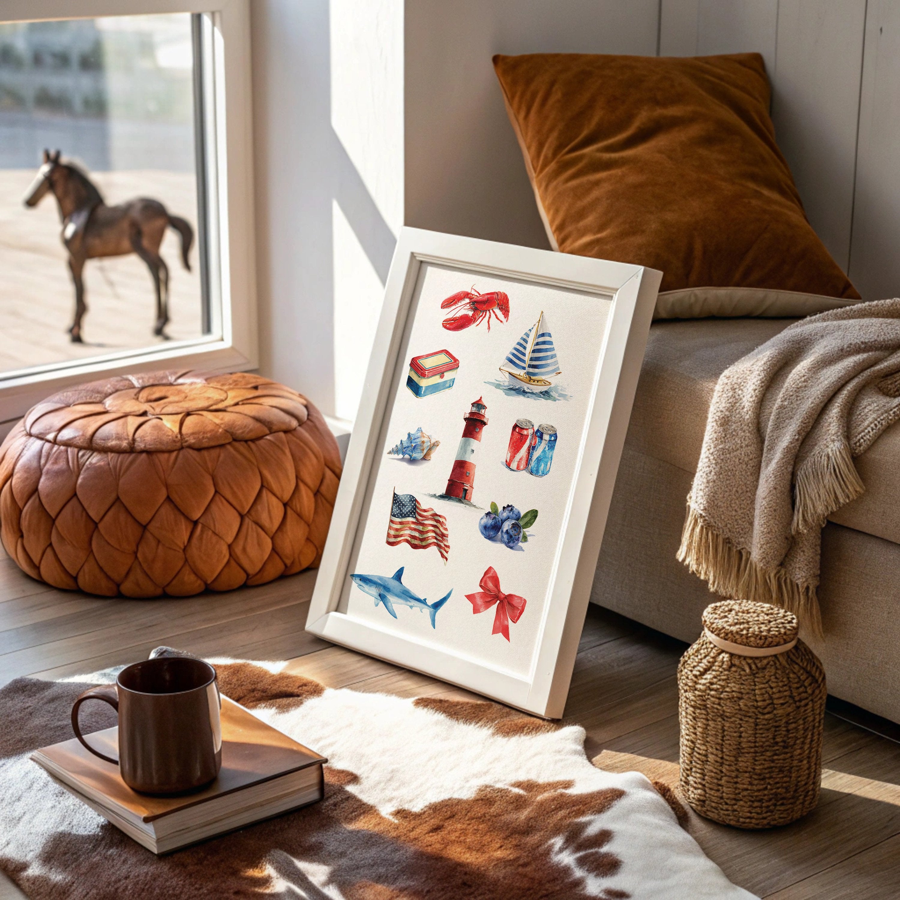 Coastal Treasures Of American Summer