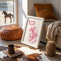 Pink Dust On Frontier Trails