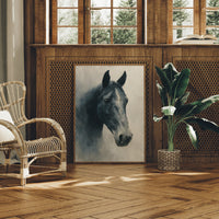Noble Gaze In Weathered Wood