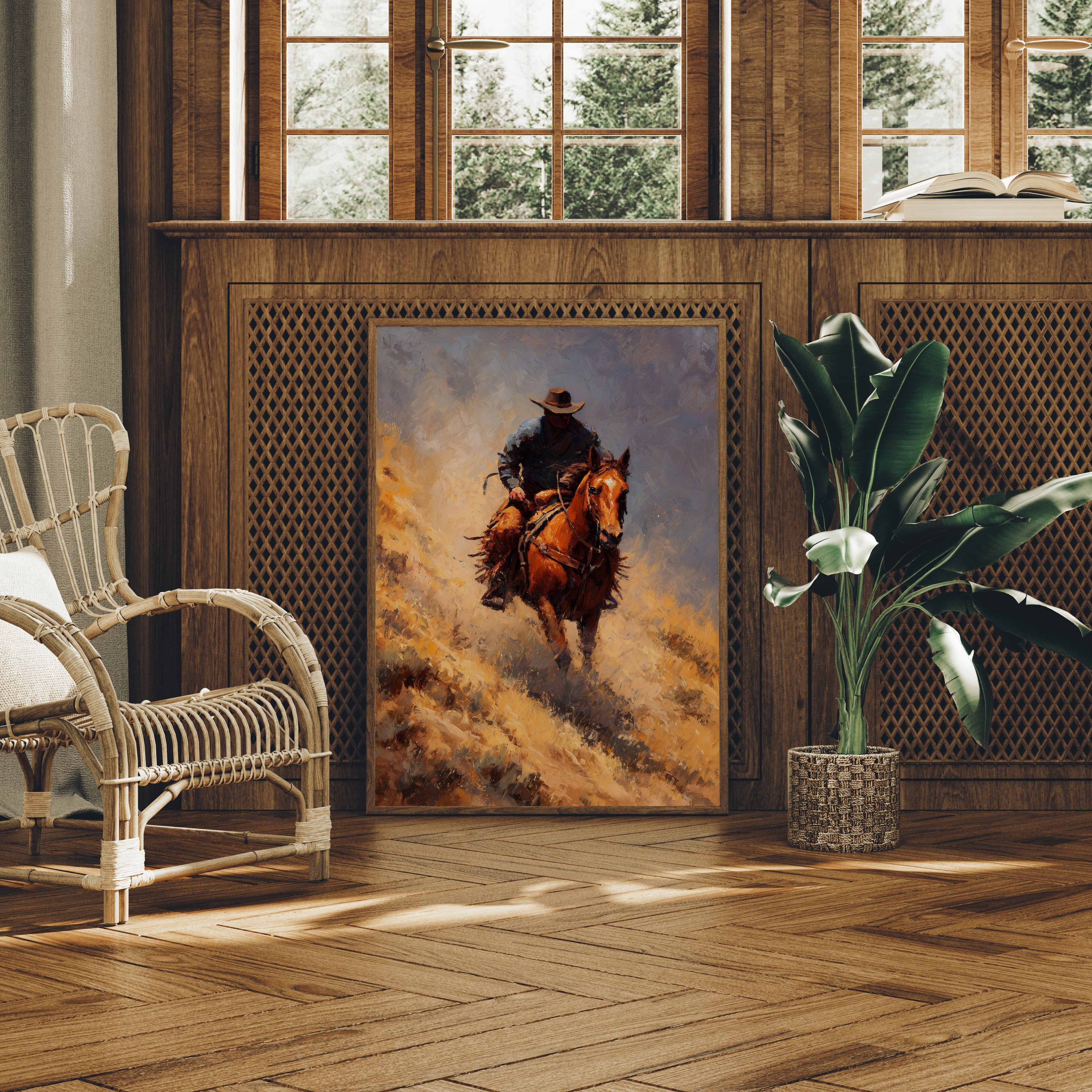 Dust Trails At Sunset Ridge