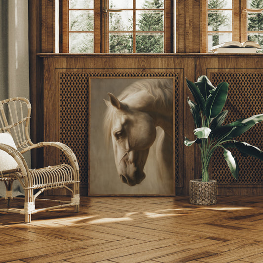 Noble Spirit In Sepia Tones