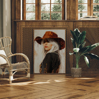 Rust And Platinum Desert Muse