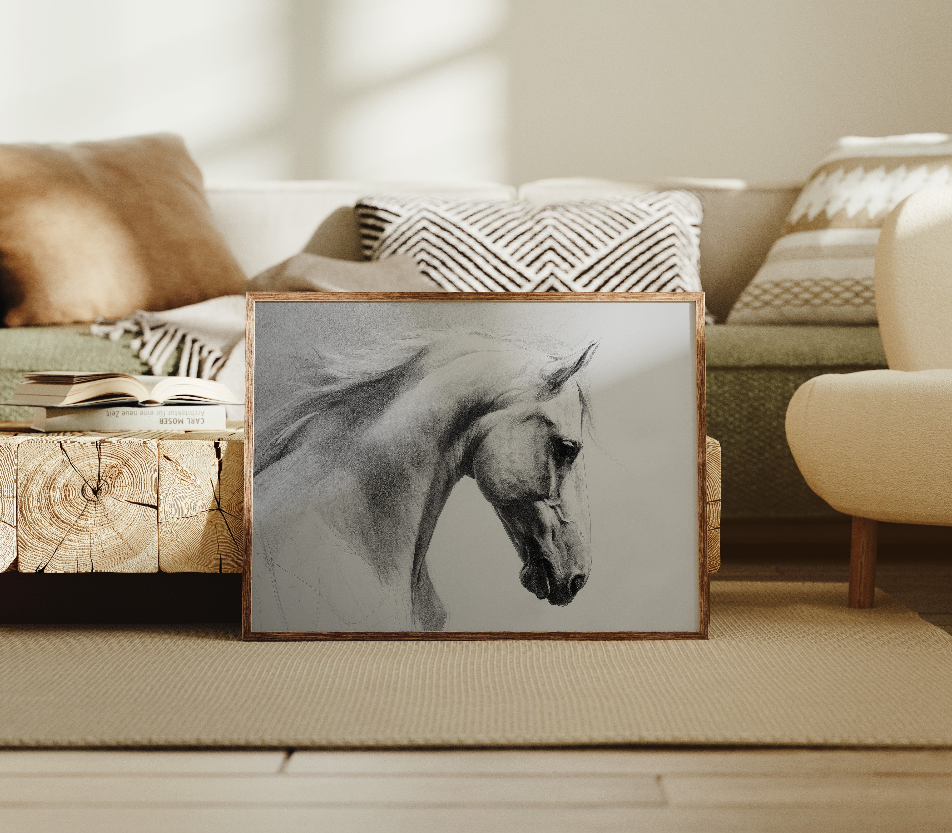 Silent Strength In Charcoal Tones
