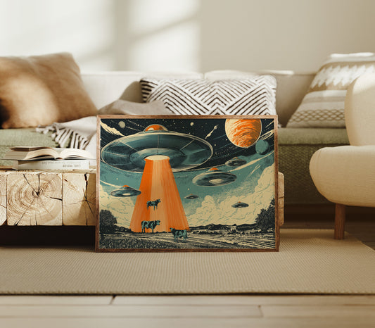 Cosmic Cows Under Orange Beams