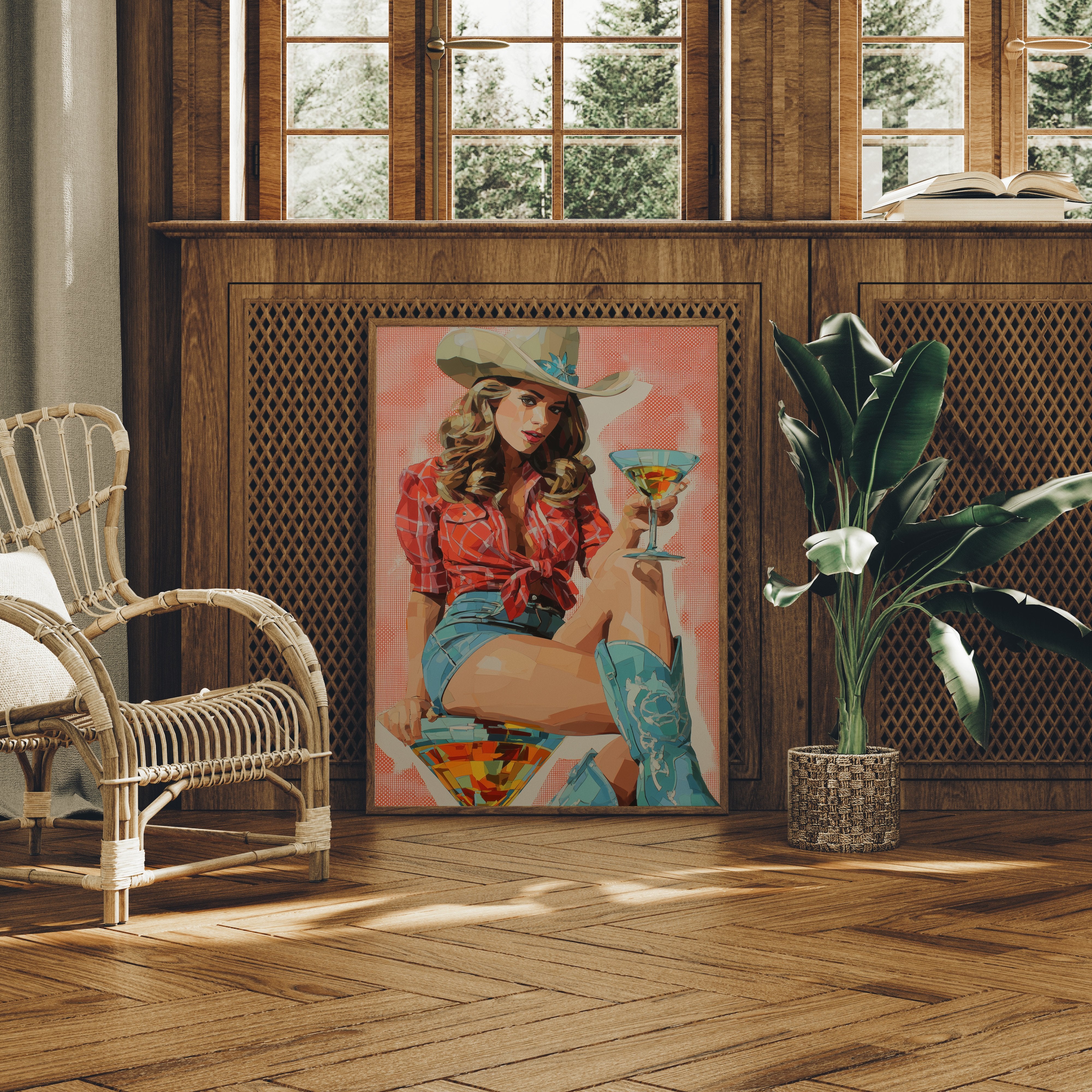 Sunset Cocktails And Turquoise Boots