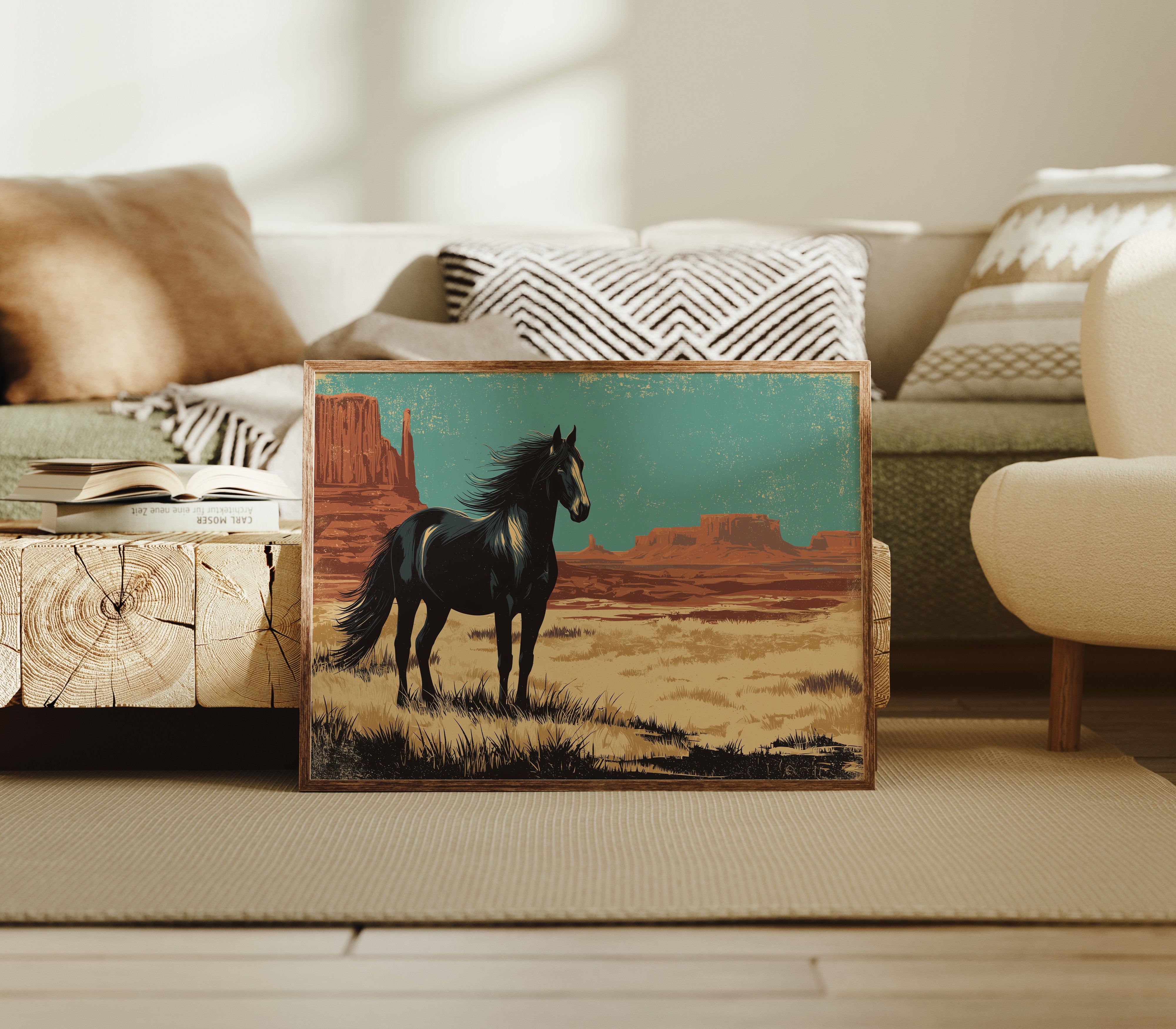 Midnight Stallion Claims Desert Throne