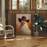 Barnyard Boss With Burgundy Brim