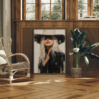 Mysterious Blonde In Wide Brim