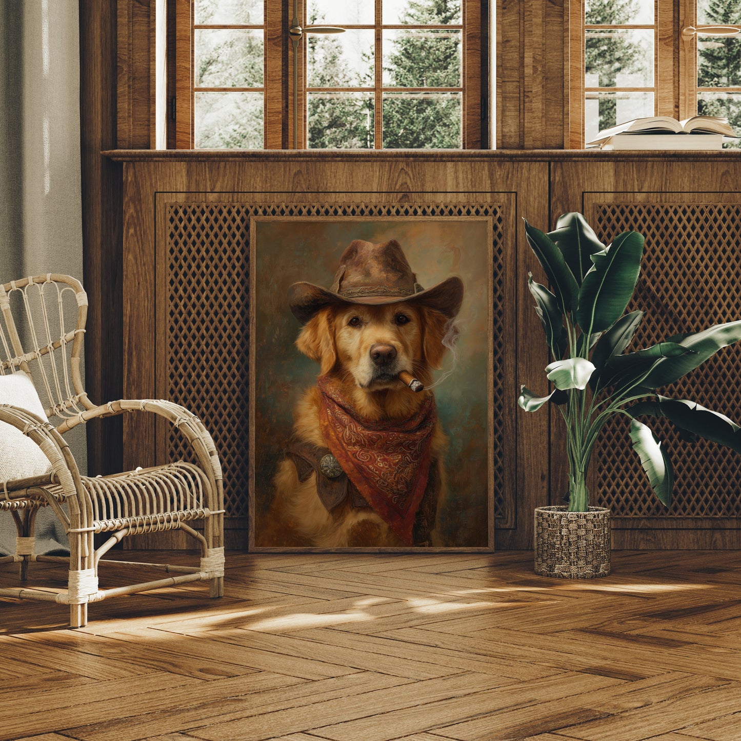 Frontier Paws With Cowboy Spirit