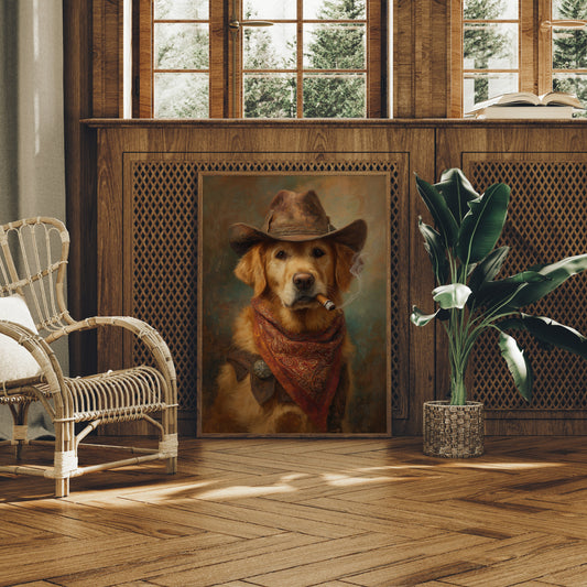 Frontier Paws With Cowboy Spirit