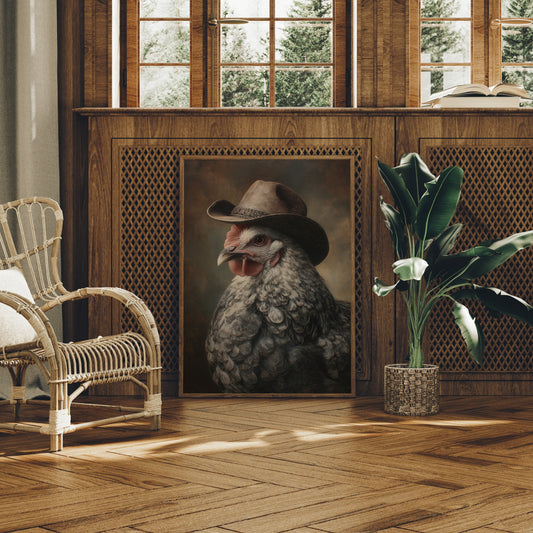 Barnyard Baron In Portrait Pose