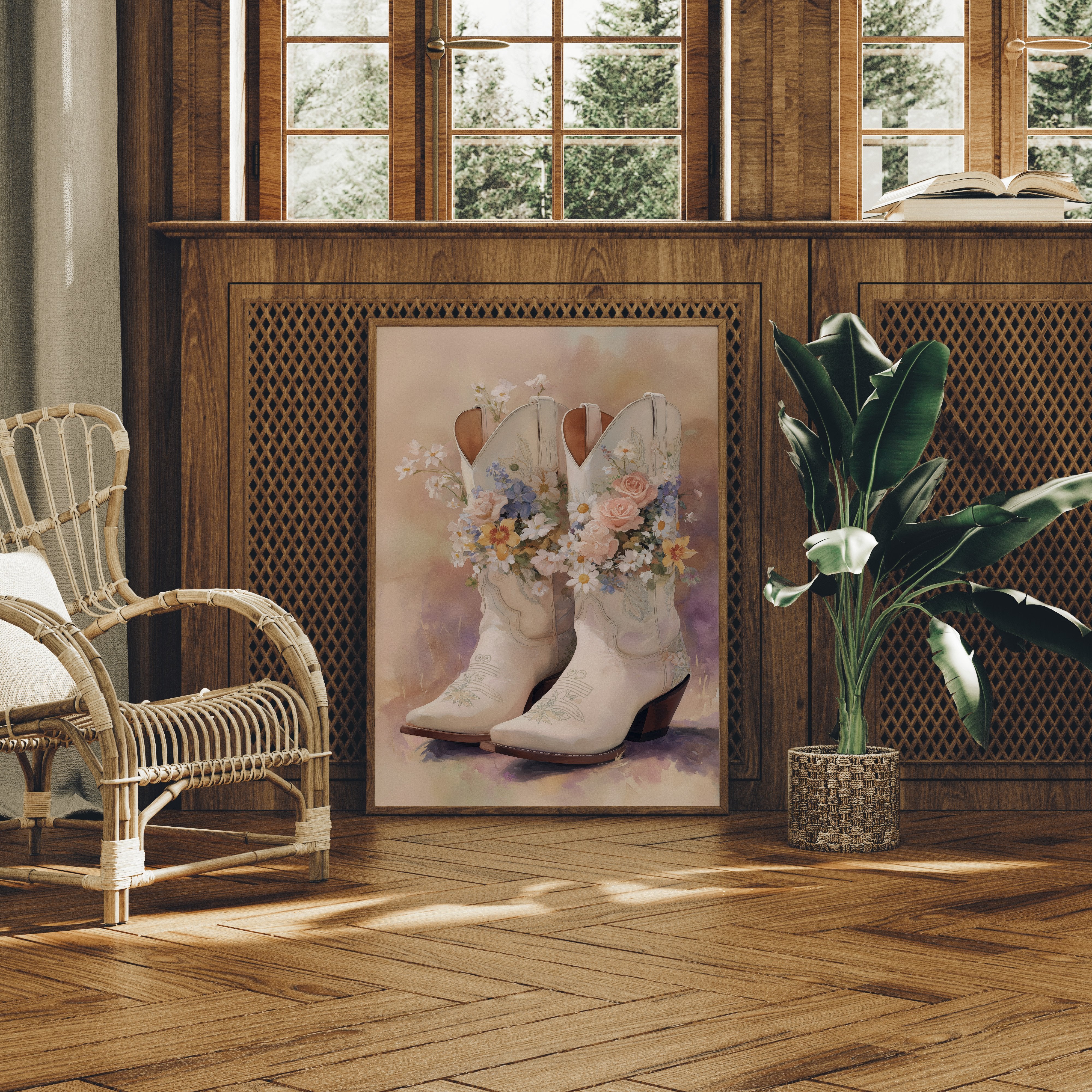 Blossoms Fill Her Dancing Boots