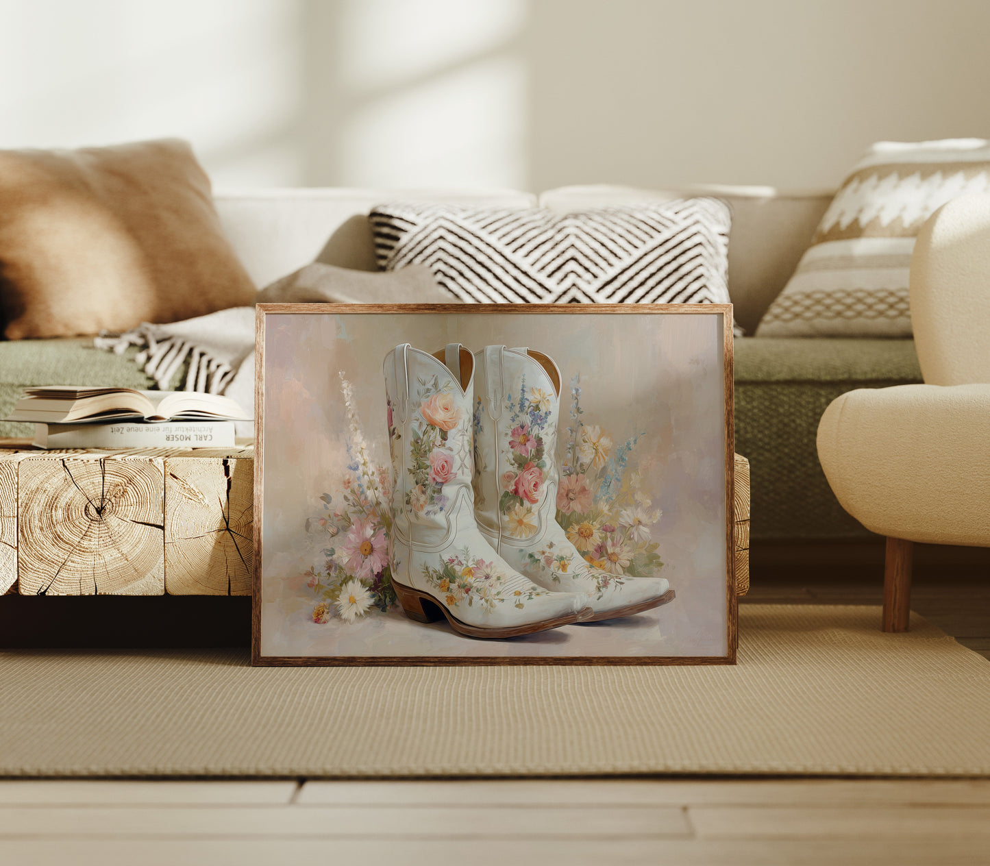 Floral Boots Carry Summer Memories
