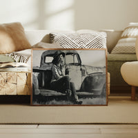 Vintage Soul On Pickup Tailgate