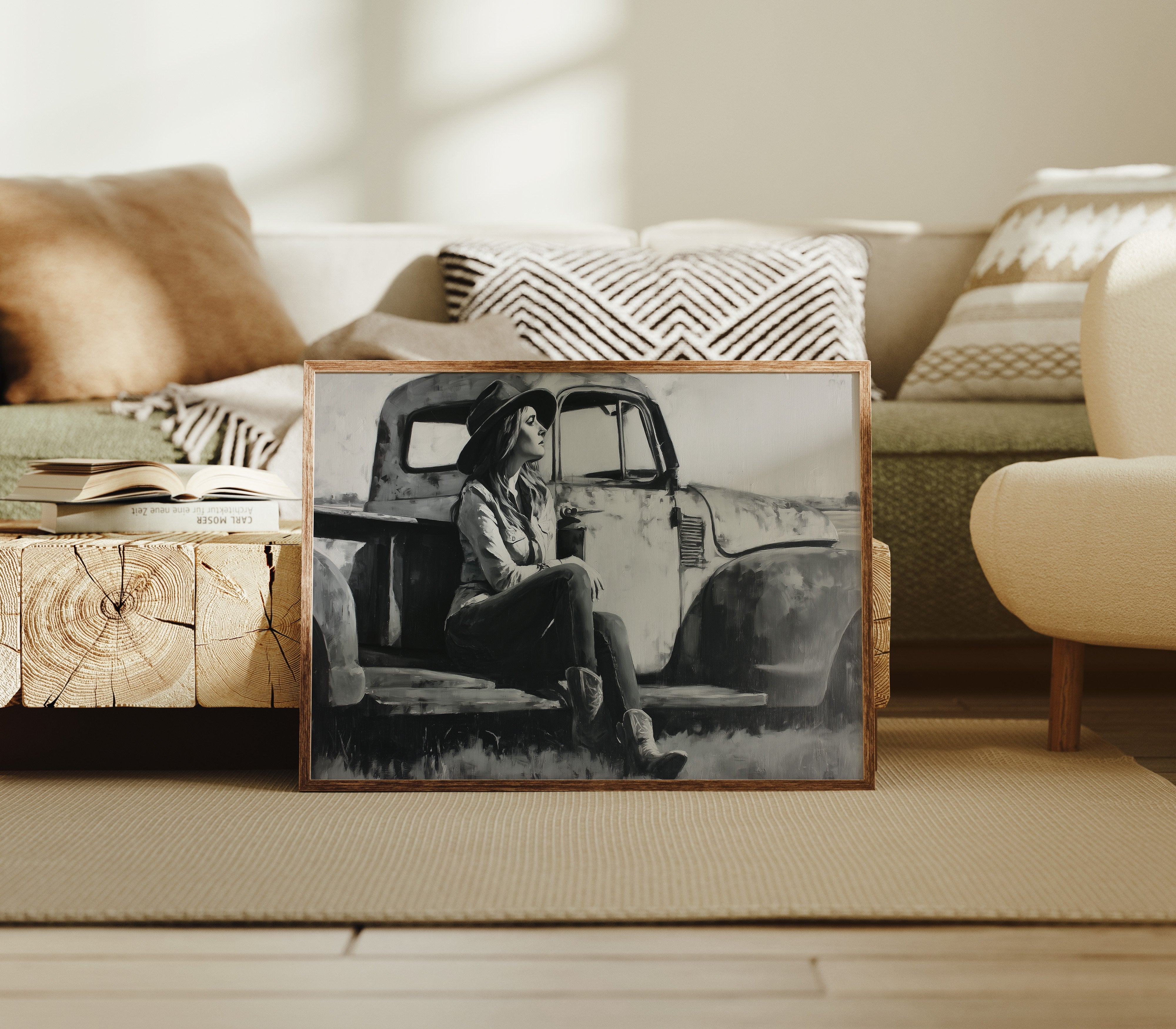 Vintage Soul On Pickup Tailgate