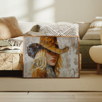 Amber Secrets Under Wide Brim