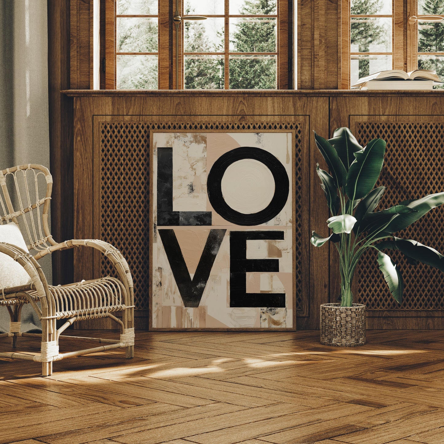 Simple Words For Rustic Spaces