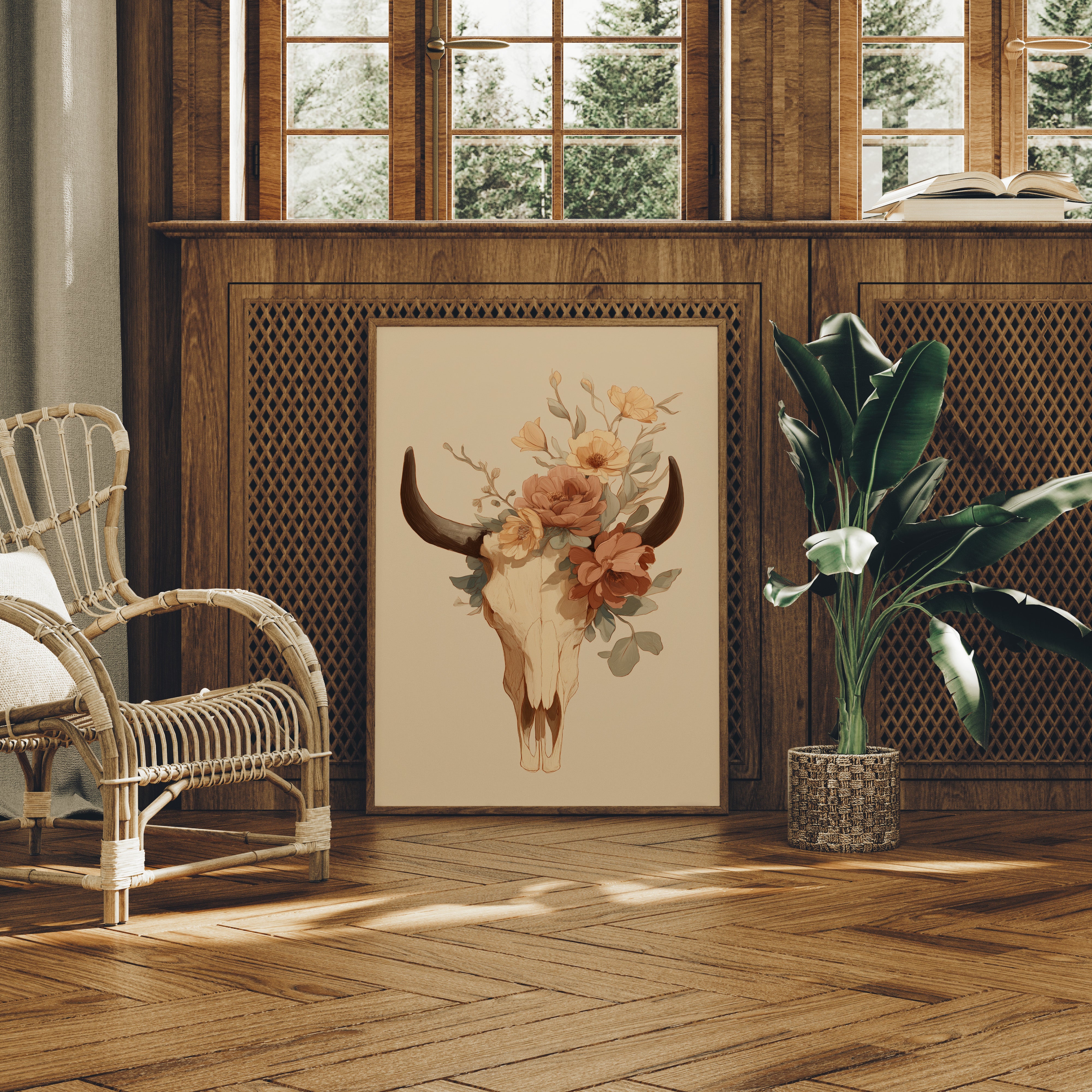 Desert Bloom Among Bleached Bones