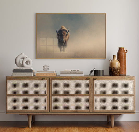 Prairie Ghost Emerges From Mist