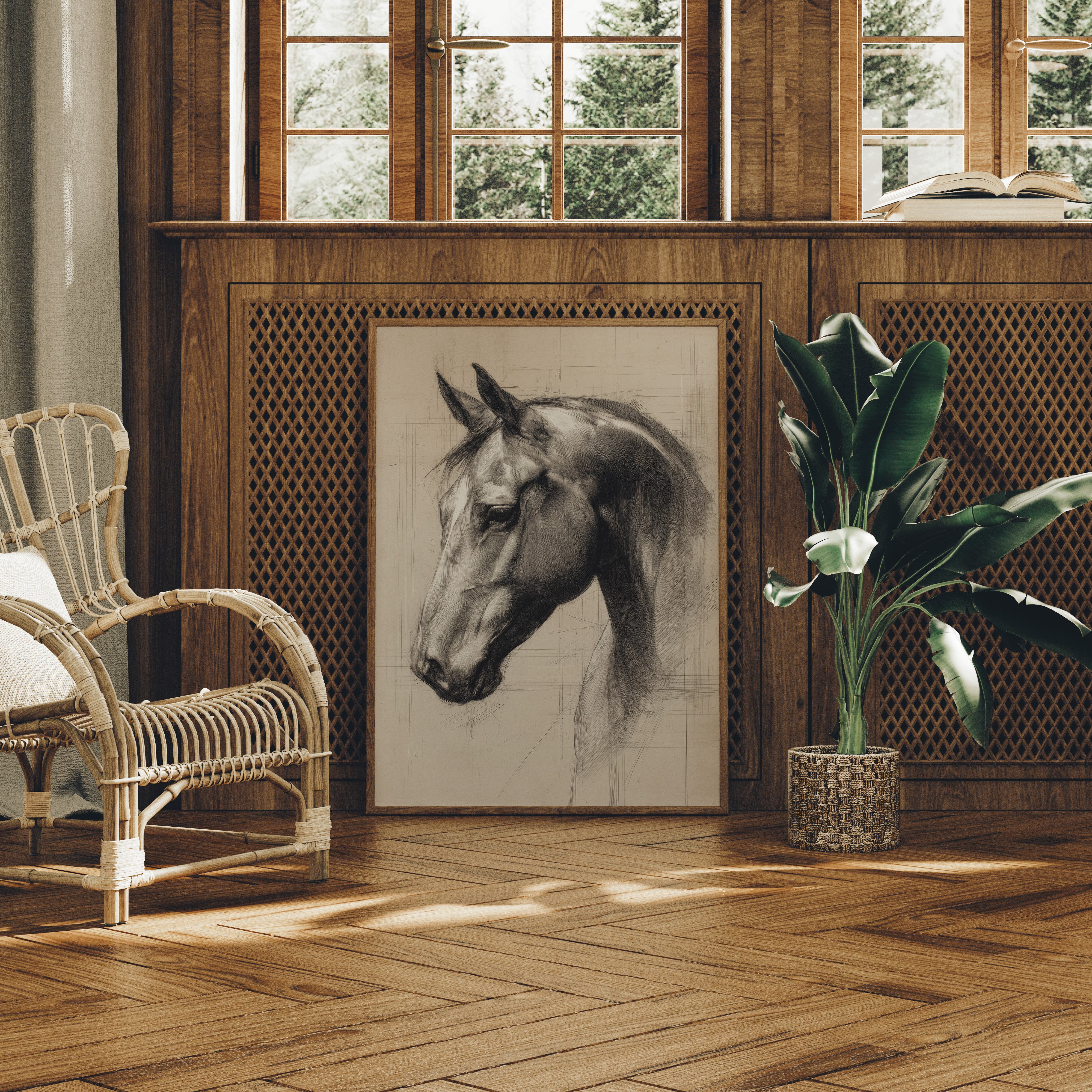 Noble Silence: Equine Elegance