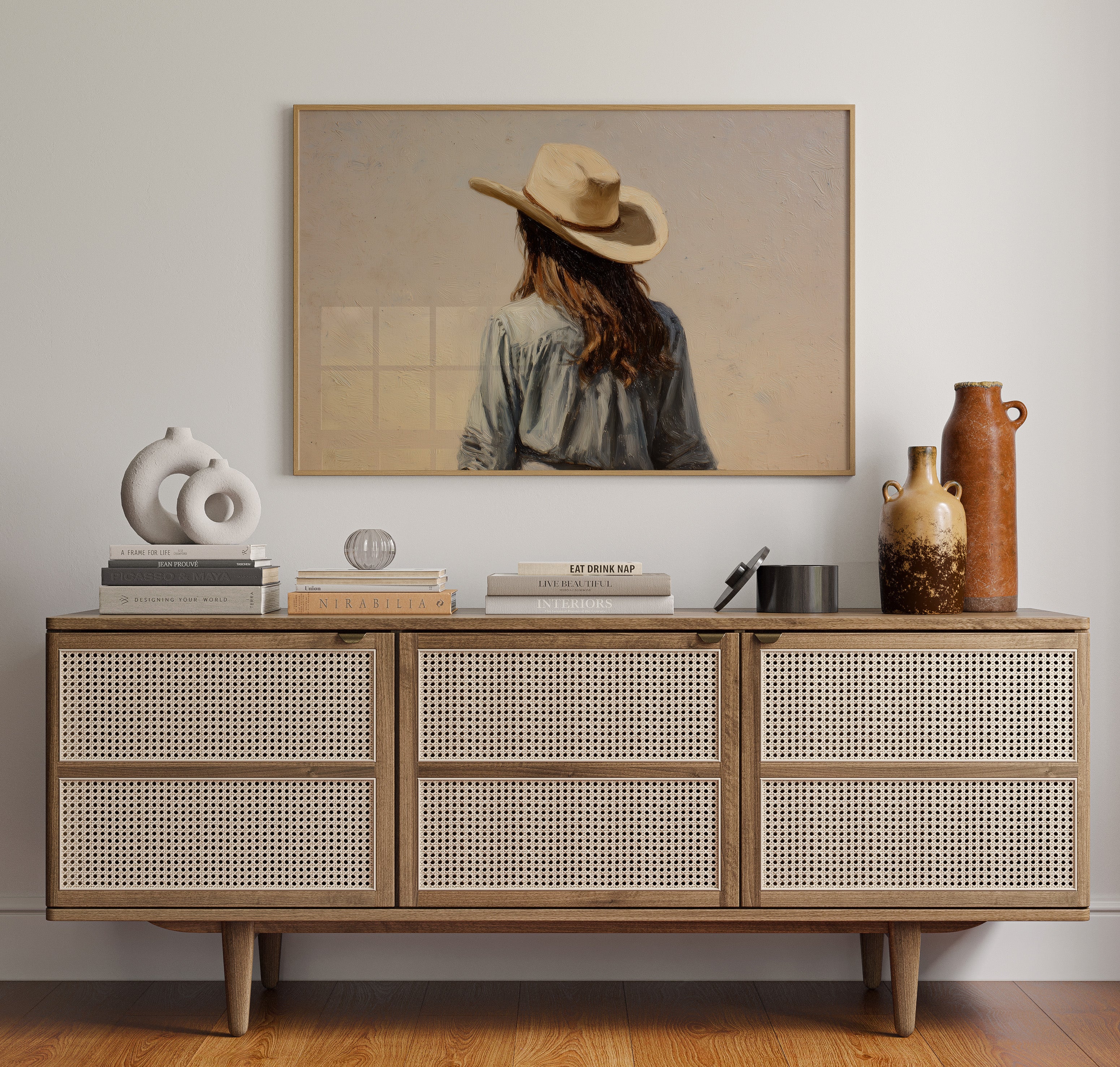 Western Solitude Painted in Cream