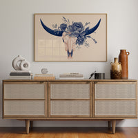 Indigo Blooms Upon Desert Remains