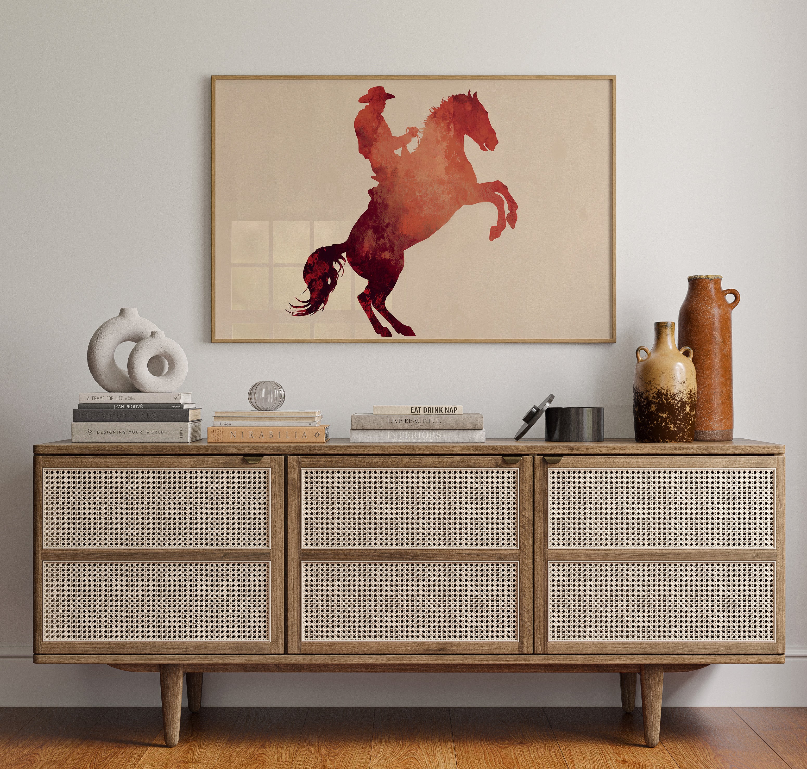 Crimson Silhouette: Untamed Spirit