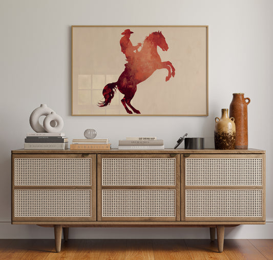 Crimson Silhouette: Untamed Spirit