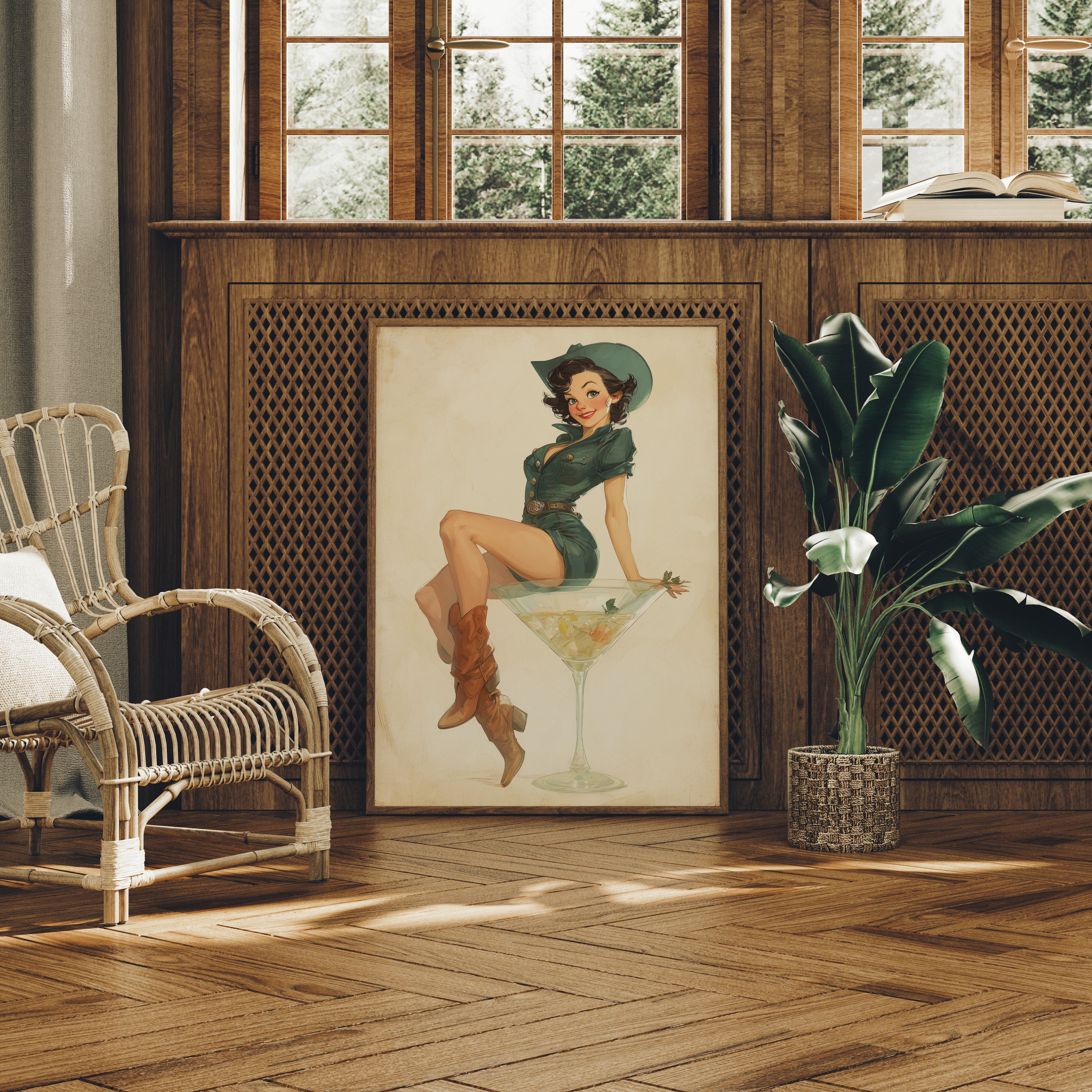 Emerald Cocktail: Western Charm