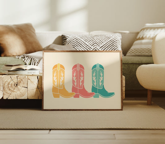 Pastel Boots March Forward Together