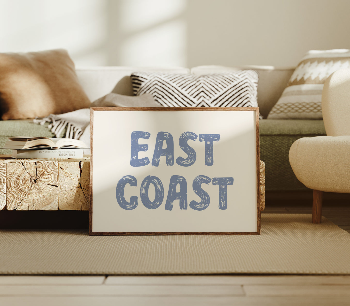 Blue Letters Find Ocean Home