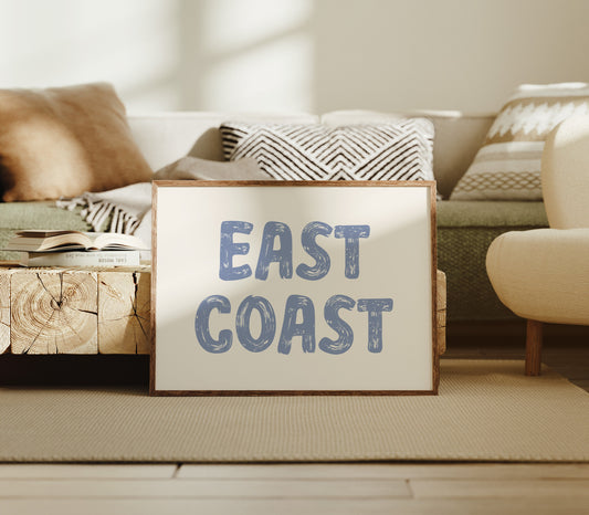 Blue Letters Find Ocean Home