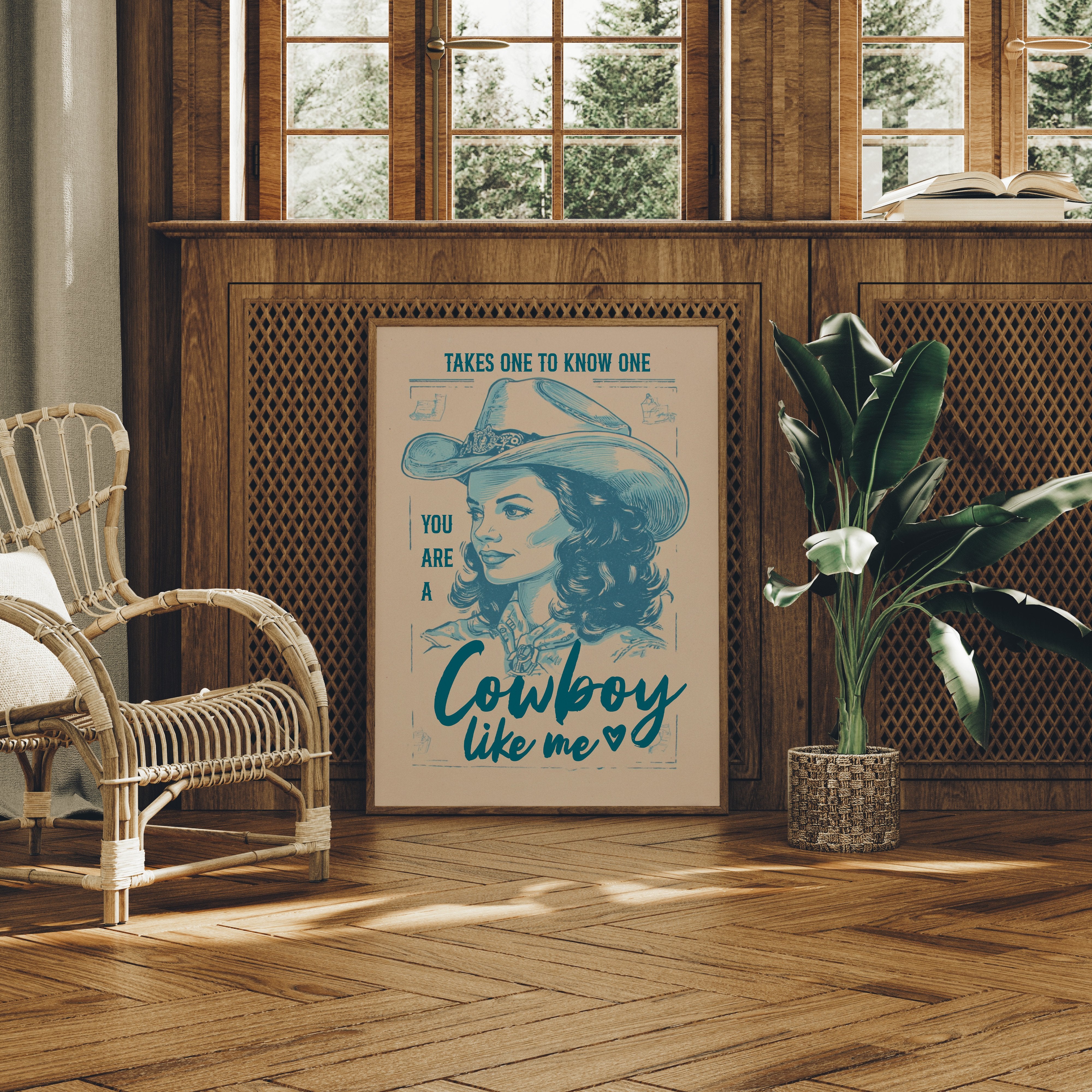 Teal Boots And Vintage Charm