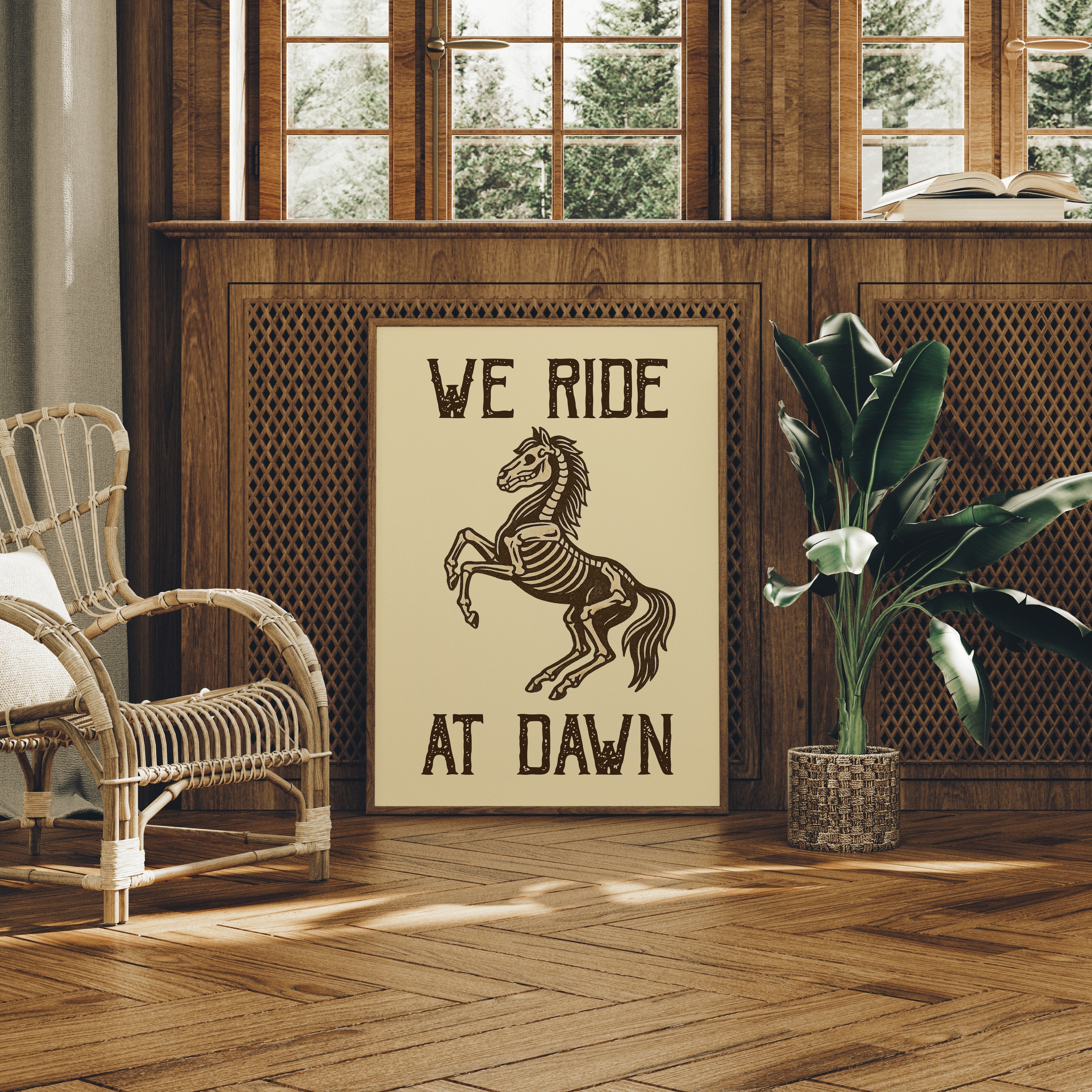 Ride at Dawn Bones Dance Under Desert Sun