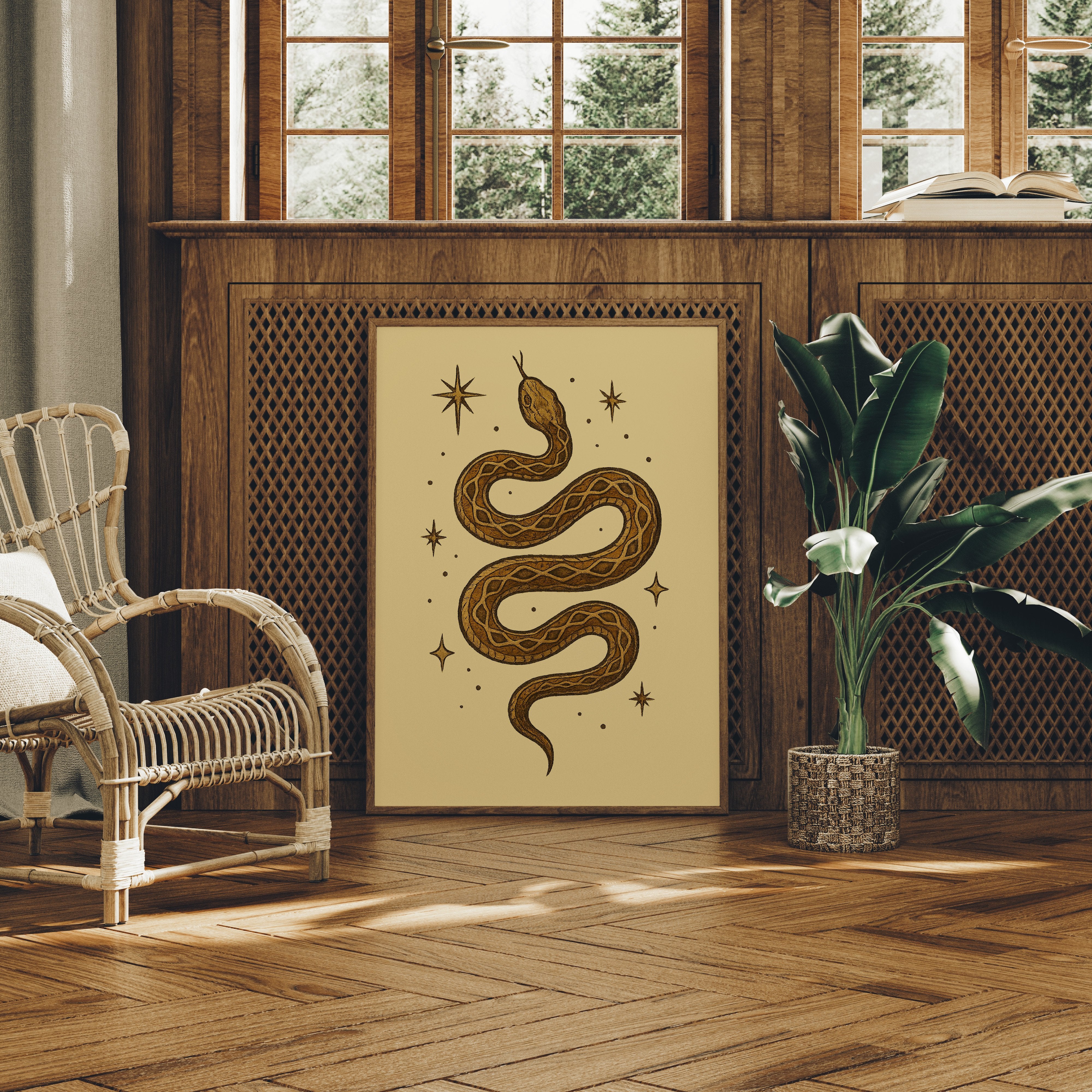 Serpent Among Celestial Light