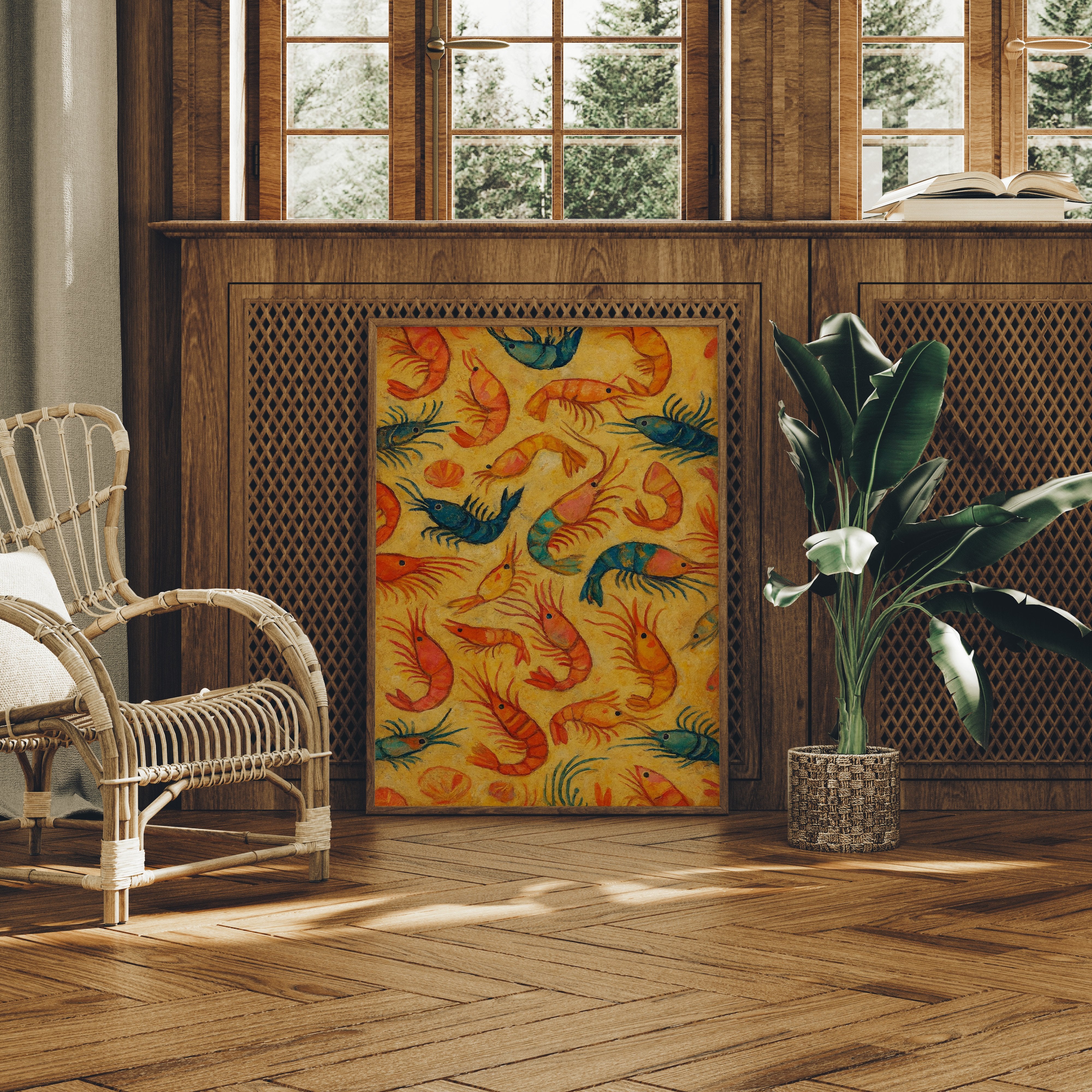 Coastal Creatures Dance Golden Tides