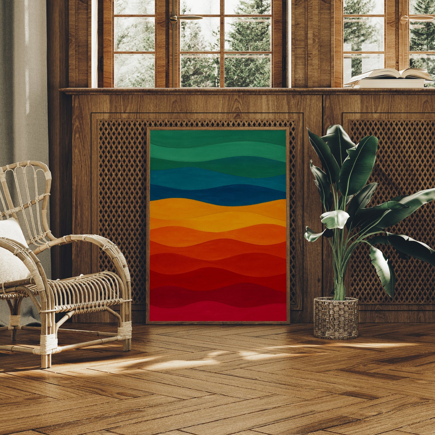 Undulating Spectrum Of Earth's Song