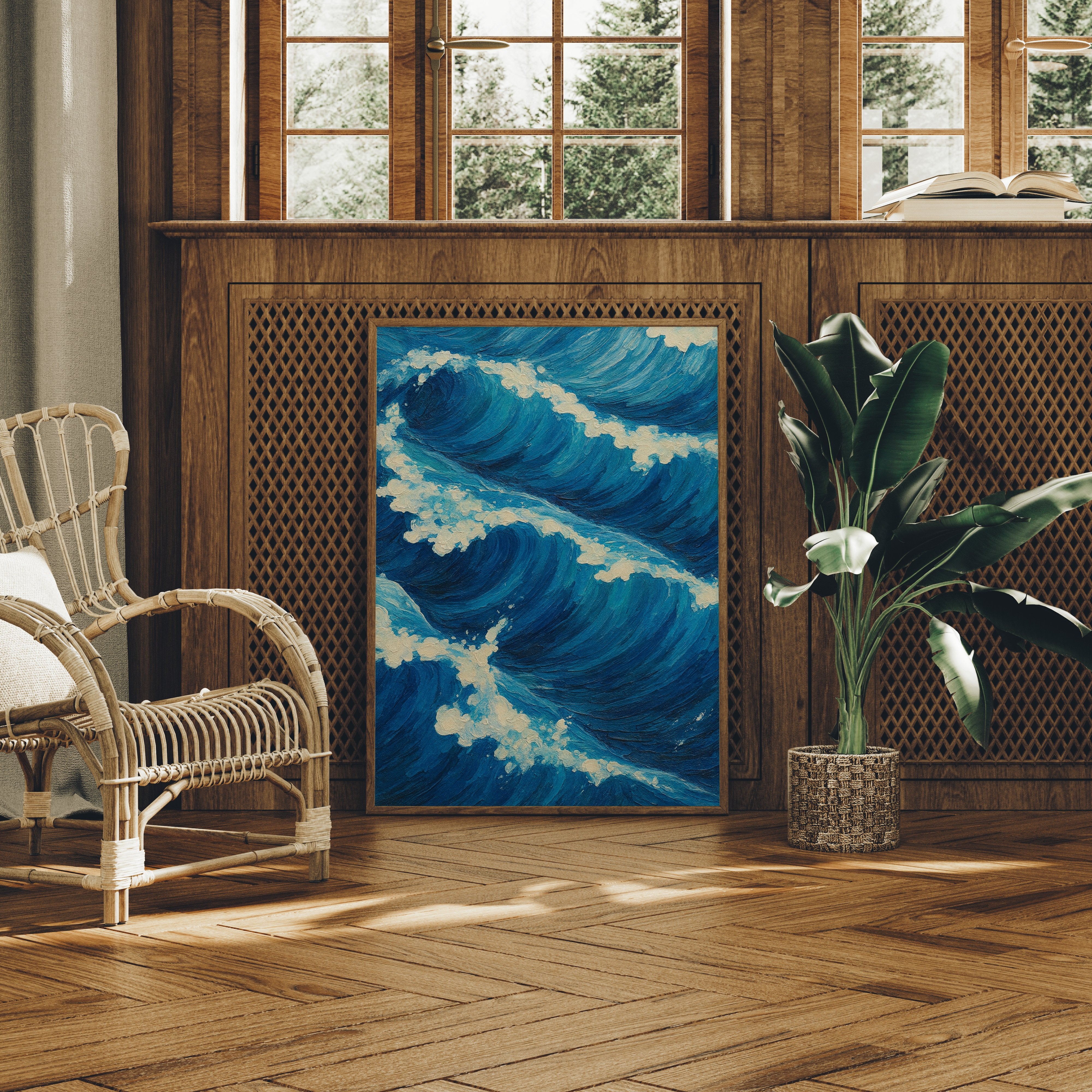 Tides Dance In Cerulean Motion