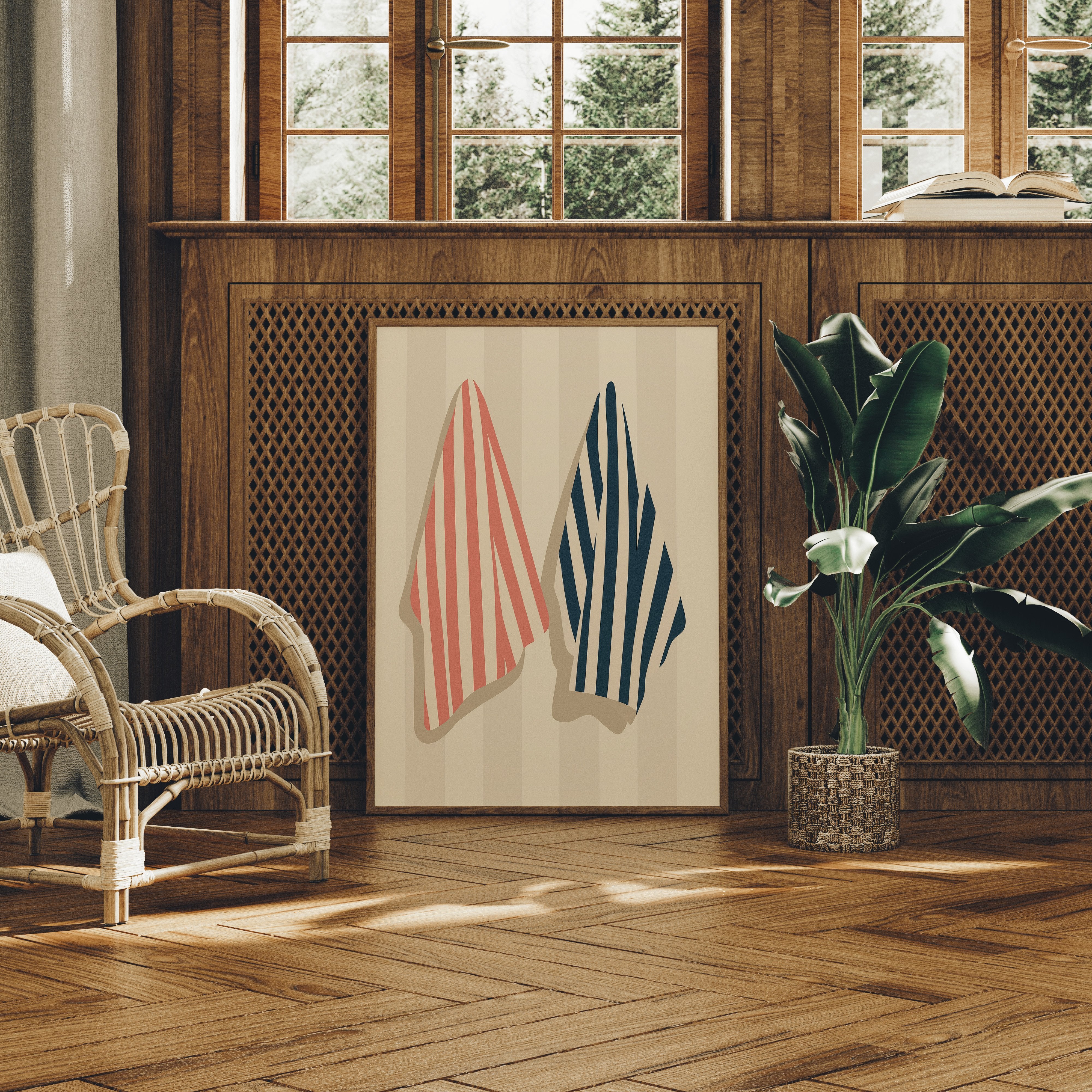 Linen Conversations At Dusk