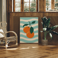 Citrus Waves On Summer Shores