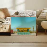 Turquoise Oasis Waits For Travelers